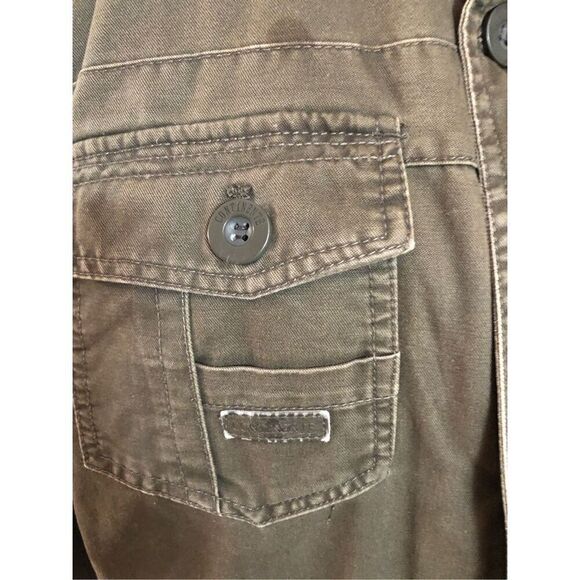 Vintage Continente gorpcore canvas green utility quilted vintage jacket - Picture 14 of 16